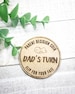 New parent decision flip coin- Baby shower gift- parent decision coin- newborn baby- baby gift- mom's turn- dad's turn- baby-decision making 