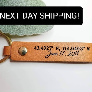 Llavero de cuero personalizado - llavero de cuero personalizado - llavero de cuero grabado - personalizado - grabado con láser