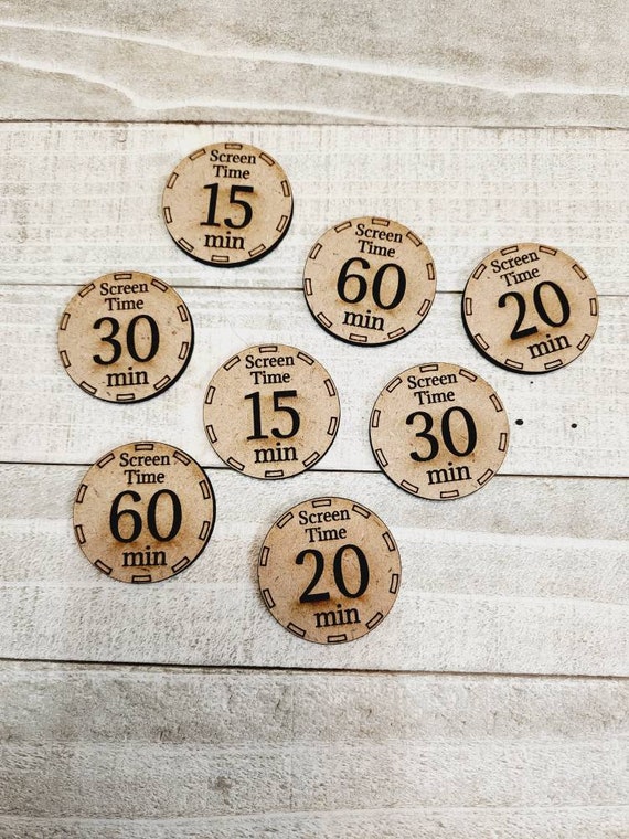 Kids Screen Time Tokens: Chores & Game Rewards