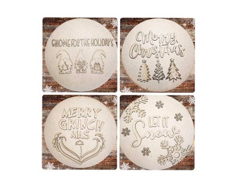 Christmas DIY Paint Kit: 10" Door Hanger Craft Set