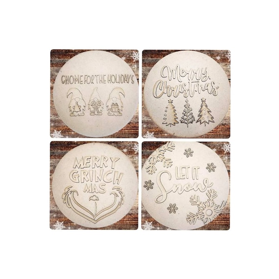 Christmas DIY Paint Kit: 10" Door Hanger Craft Set