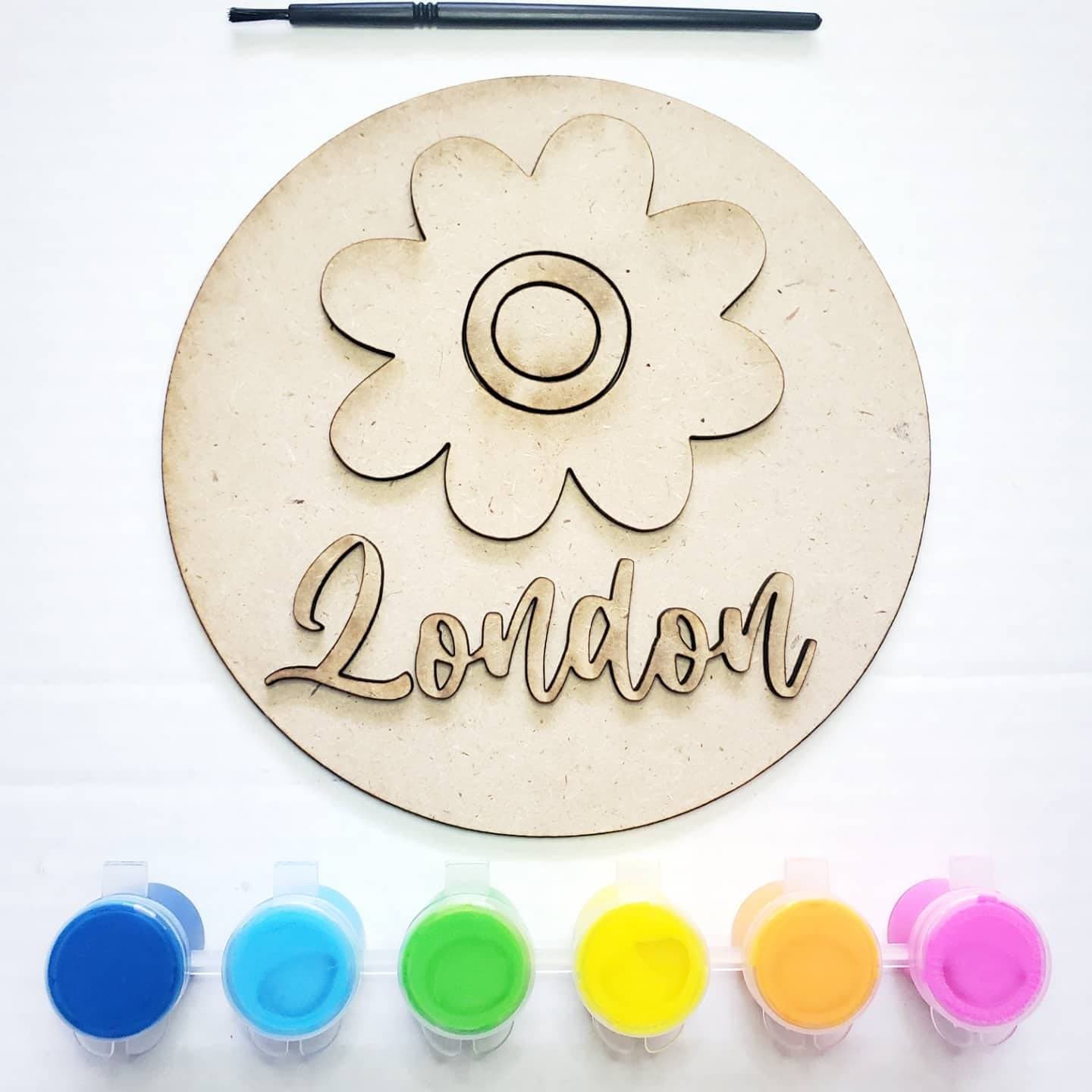 Diy Wood Kit/kids Wood Kit/ Painting/craft Kit/kids/acrylic/ Etsy