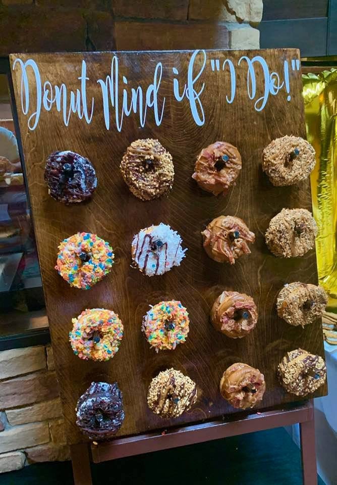 Rustic Donut Wall Etsy