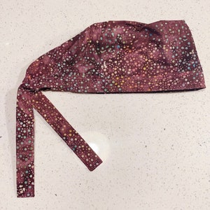 Scrub Cap: Merlot Bubbles