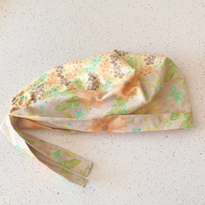 Scrub Cap: Summer Meadow Grey