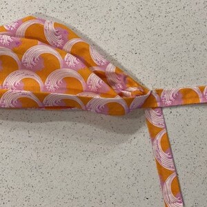 Scrub Cap : Pinky Waves