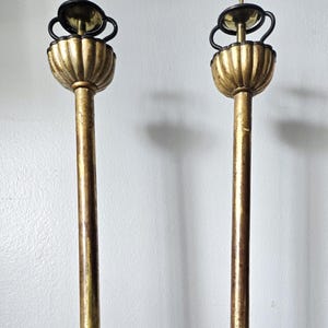 Antique Japanese Temple Carved Wood Candle Holders Japanese Art Antique Candle Holders Edo Candle Holders Shinto Art
