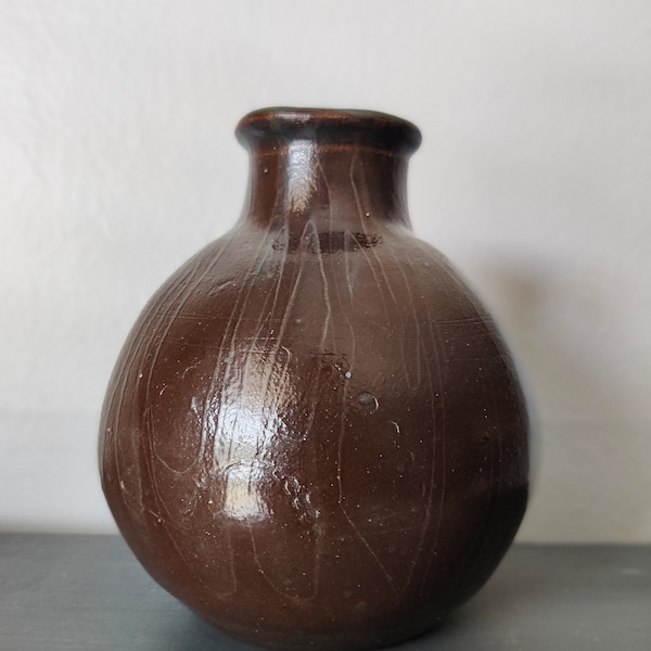 Natchez Mississippi Pottery Vase Original Art Signed Pottery Natchez Pottery