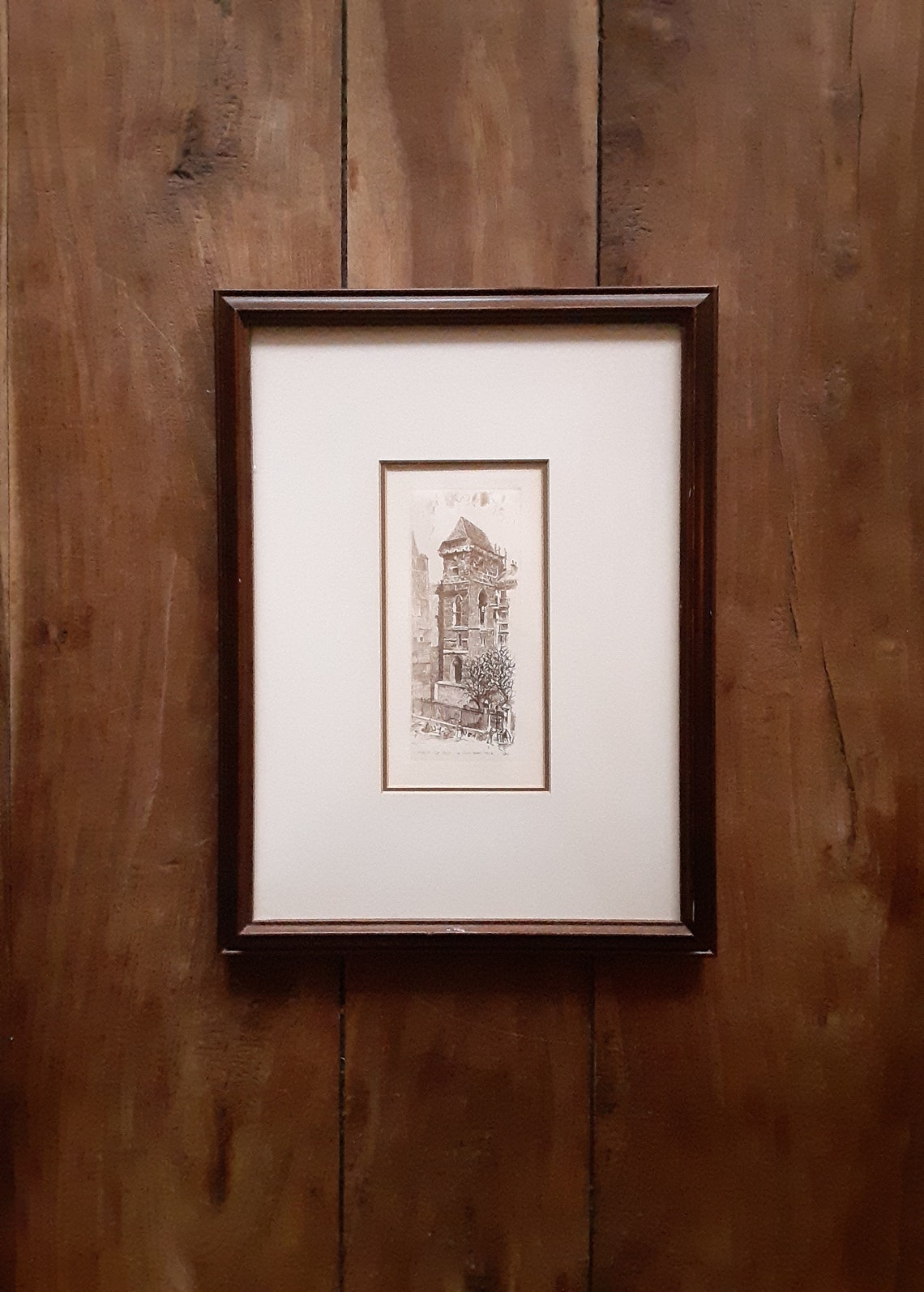Leopold Robin Gravure Paris La Tour De Jean Sans Peur Français Etsy