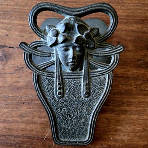 Antique Cast Iron Paperclip Art Noveau Art Deco Judd Paperclip Antique Paperweights