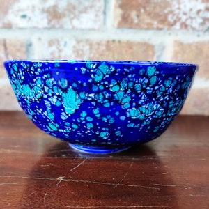 Studio Art Pottery Decorative Bowl Original Art Mid Century Pottery