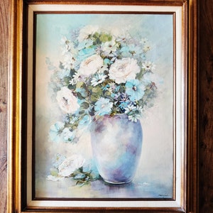 Doryce Powell Oil Painting Original Art Vintage Texas Paintings Flower Paintings Doris Powell Paintings Doryce Powell Artist