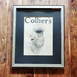 Antique Collier&#39;s The National Weekly by Harrison Fisher Antique Magazines Harrison Fisher Artist