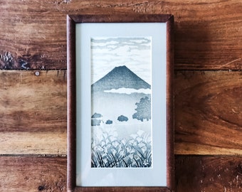 Okuyama Gihachiro Woodblock Print Mt Fuji Japanese Art Woodblock Prints Okuyama Gihachiro Artist