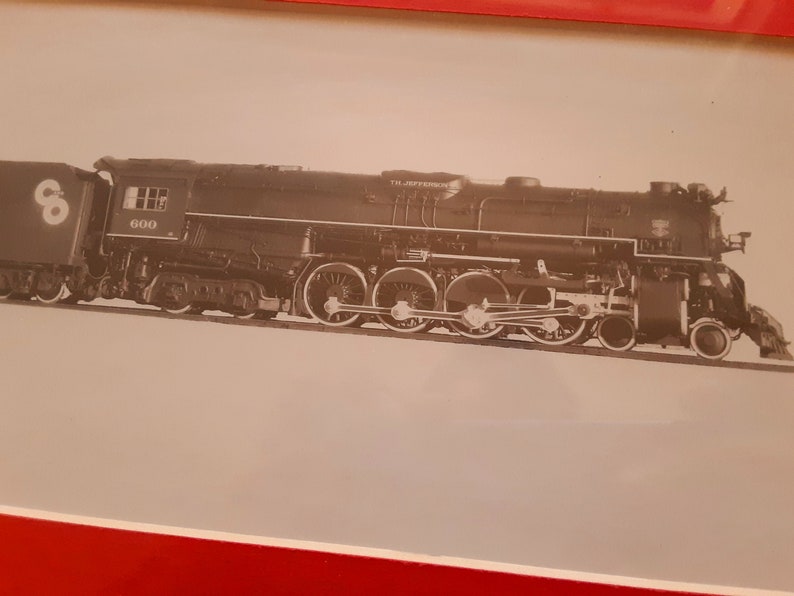 Steam Locomotives Lima Loco Works Vintage Black /& White Photo Print of TH Jefferson Locomotive Train Collectibles