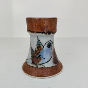 Ken Edwards Art Pottery Candle Holder Mexican Art Mexican Pottery Ken Edwards Pottery
