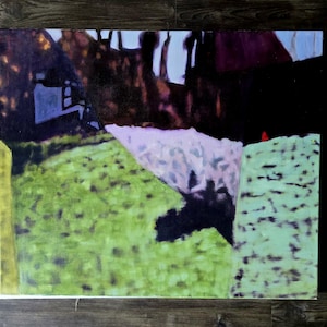 Abstrakte Landschaftsmalerei von George Carter Original Kunst Landschaftsbilder Abstrakte Gemälde
