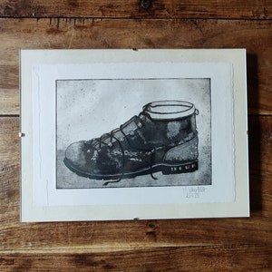 A Muxfeldt Etching on Paper Original Art German Art A Muxfeldt Artist