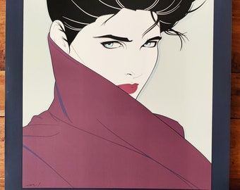 Patrick Nagel Signed Screenprint Poster Original Art Mid Century The Book Patrick Nagel Artist