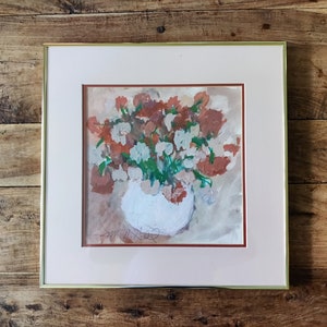 Jim N Hill Still Life Painting Original Art Vintage Texas Paintings Flower Paintings Jim N Hill Artist