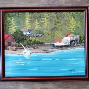 Obraz olejny pejzaż morski autorstwa Mayer Original Art Obrazy z Kalifornii Obrazy z Kalifornii Sztuka krajobrazowa