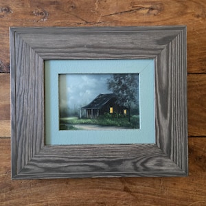 Mid Century Oil Painting Original Art Farmhouse Paintings Landscape Texas Southwestern Art