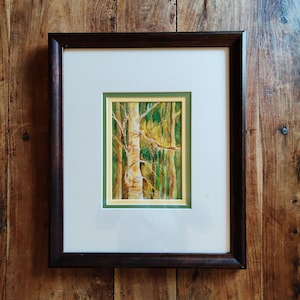 Vintage Abstract Landscape Painting Original Art Vintage Paintings