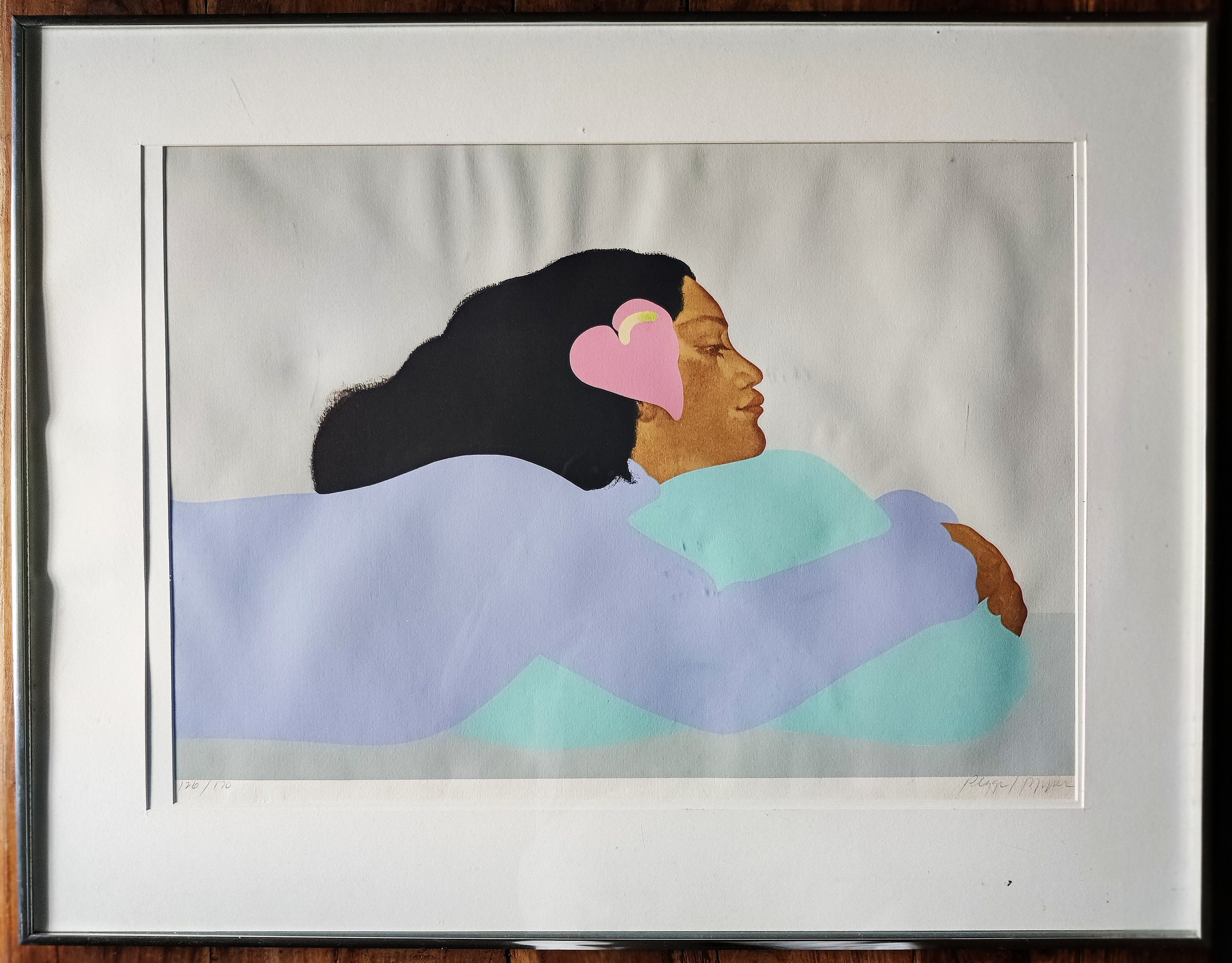 ペギーホッパー　PEGGY HOPPER ハワイアーティスト　プリント Pegge Hopper】 マットプリント”Pua Melia” – Gallery WA