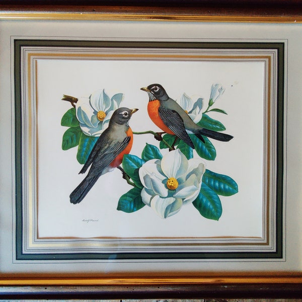 Rudolf Freund Lithograph Turner Wall Accessory Mid Century Art Wildlife Prints Rudolf Freund Artist