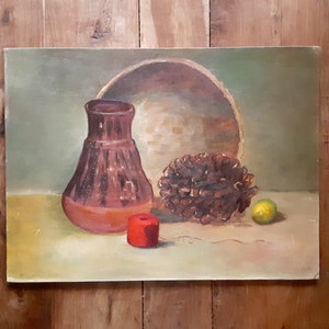 Antique Still Life Oil Painting Original Art Still Life Paintings
