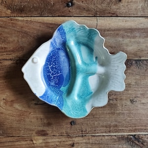 Small House Pottery Decorative Fish Plate Texas Pottery Small House Pottery