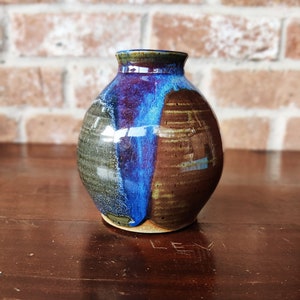 Studio Art Pottery Vase Original Art Art Pottery Vase Glazed Pottery