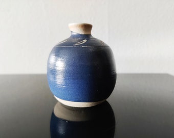 Buck Pottery Vase Original Art Texas Pottery Miniature Pottery