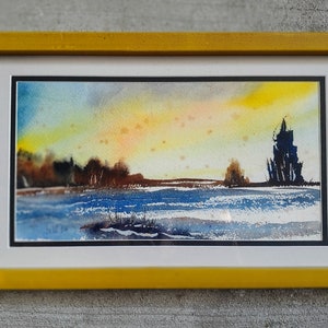 Watercolor Landscape Painting by Beel Original Art Landscape Paintings Beel Artist