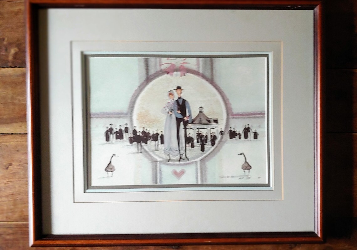 P Buckley Moss Limited Edition Print Amish Wedding P Buckley Etsy