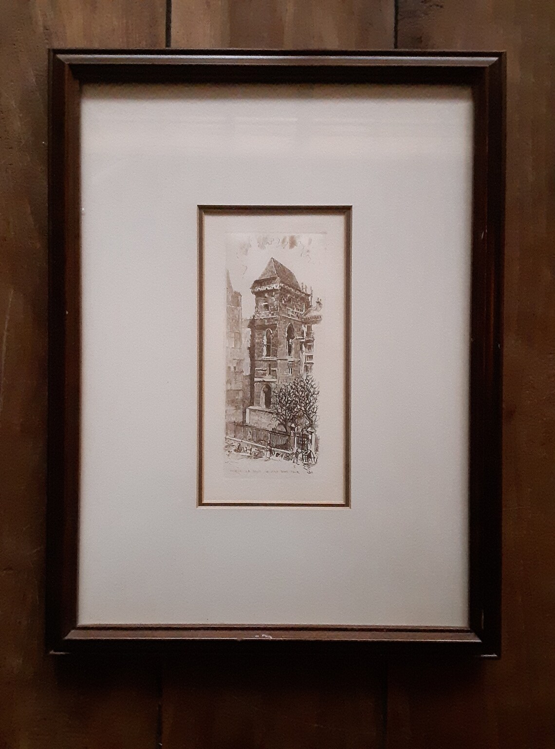 Leopold Robin Gravure Paris La Tour De Jean Sans Peur Français Etsy