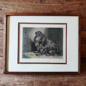 Antique Engraving by Charles George Lewis Edwin Landseer Artist