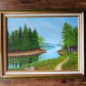 Oil on Canvas Painting by Lillian Hubbard, Original Art, Landscape Paintings, Lillian Hubbard Artist
