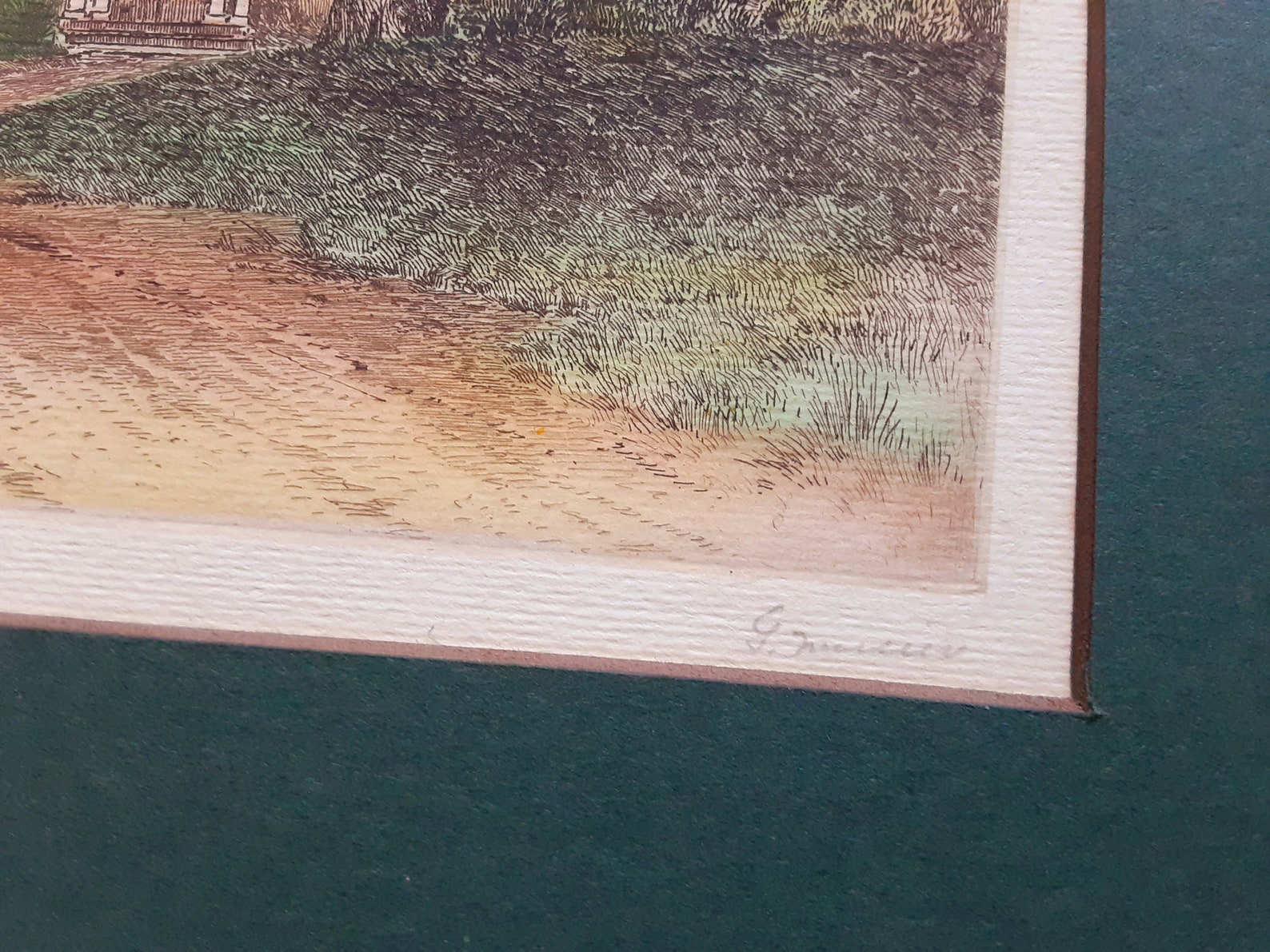 Antique Etching by Fagin Mercier Homestead Art Antique Etsy