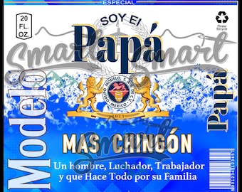 Modelo Especial El papa mas Chingon Azul