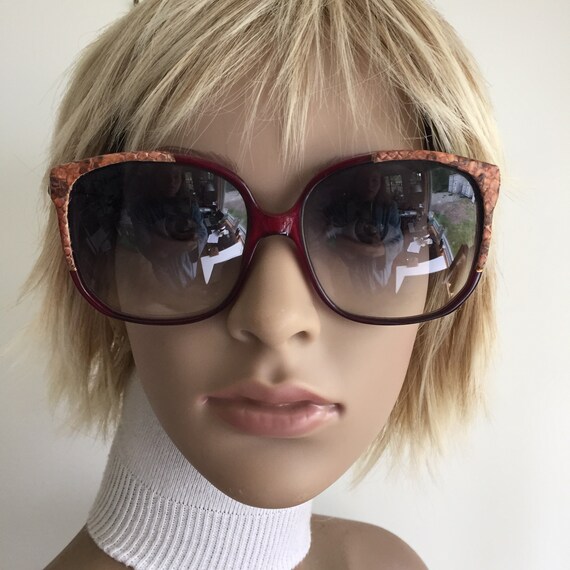 Clear Vision Sunglasses. Madeline Burgundy. New Vinta… Gem