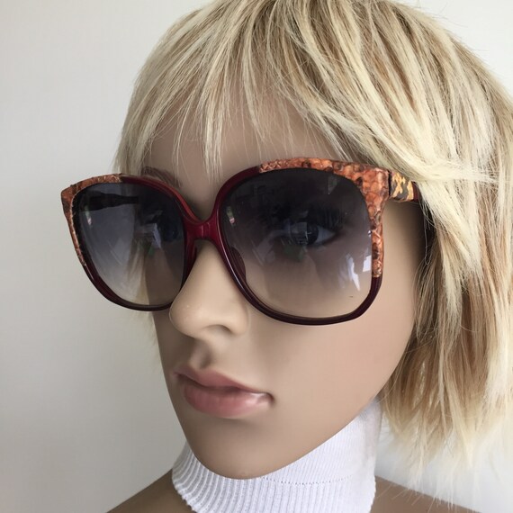 Clear Vision Sunglasses. Madeline Burgundy. New Vinta… Gem