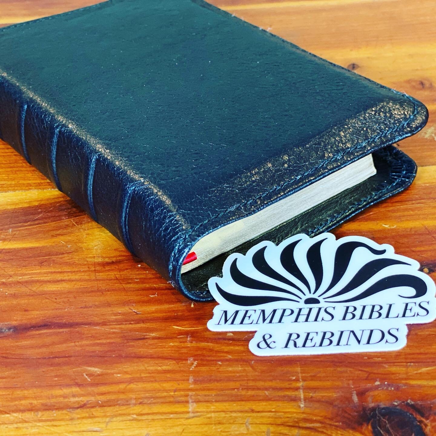 KJV Large Print Compact Bible Goatskin Leather Etsy