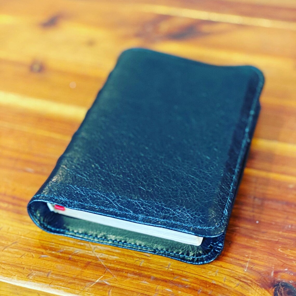 KJV Large Print Compact Bible Goatskin Leather Etsy