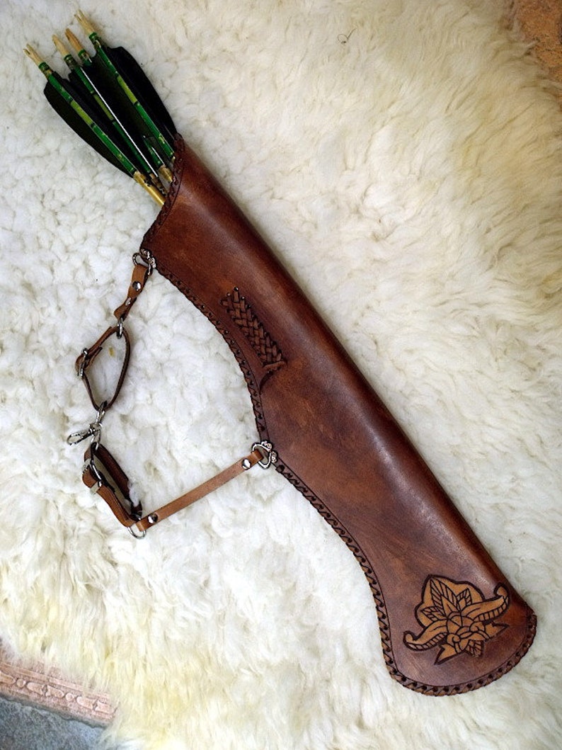 Hand Made Medieval Belt Quiver | Etsy