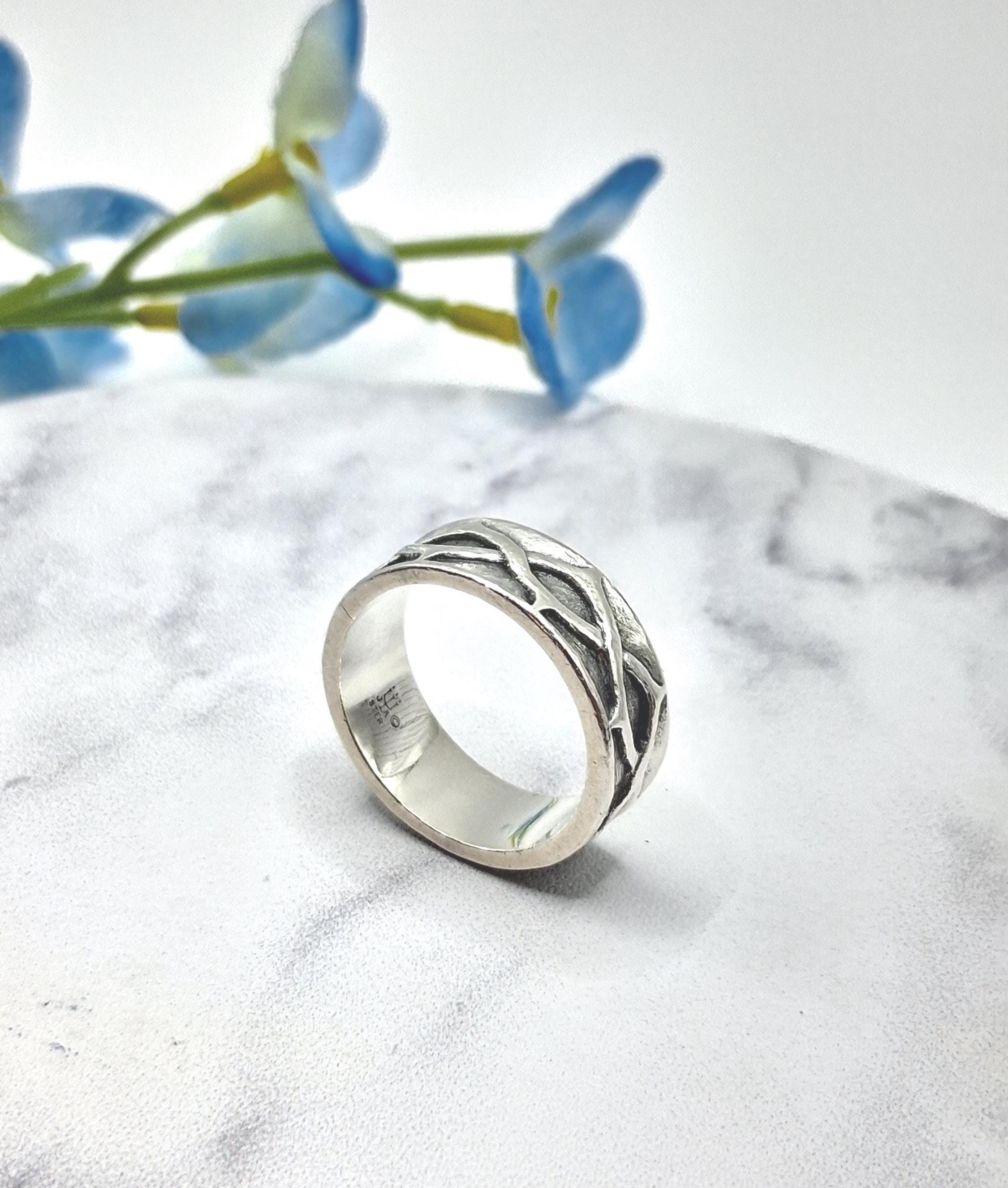 James Avery Sterling Silver Crown of Thorns Ring - Size 6.75