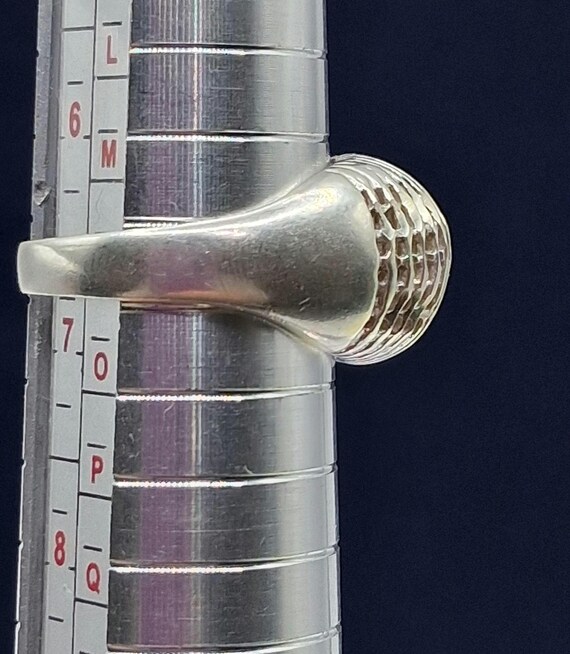 Sterling Silver UTC Dome Ring.  Size 6.75, Hallma… - image 18