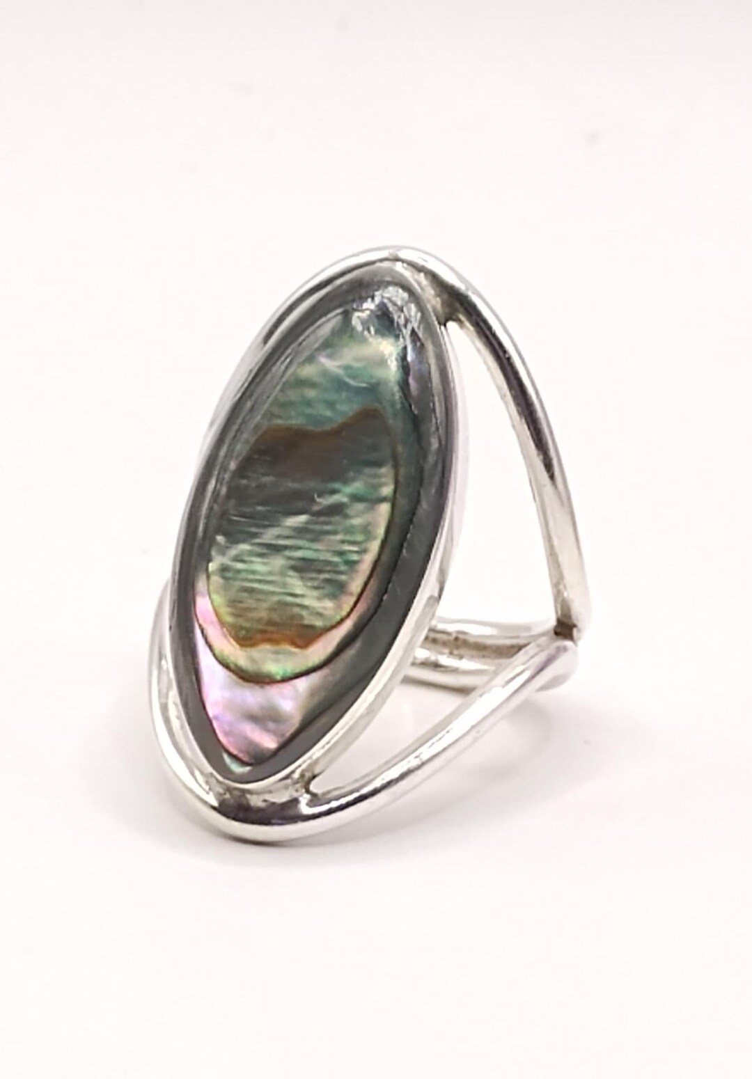 • ABALOS • turquoise + silver ring main image 1