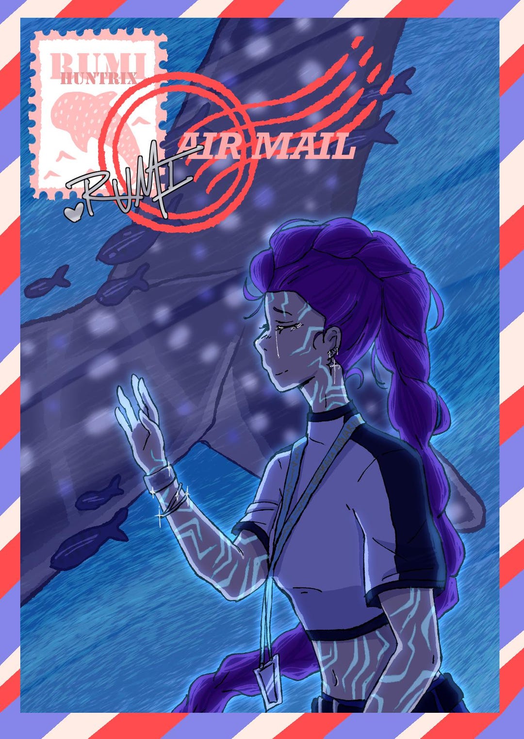 Rumi Kpop Demon Hunters 4.25 X 6 Postcard - Etsy