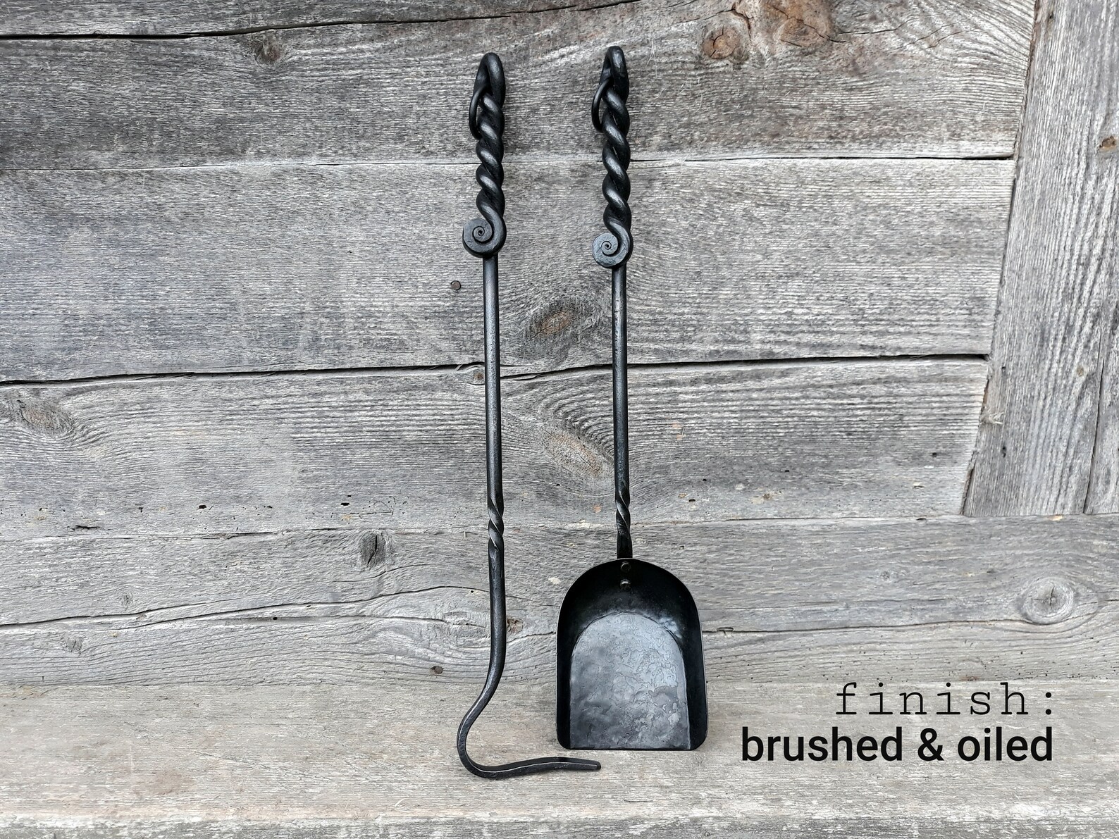 Hand Fireplace Tool Set duet Shovel and Etsy
